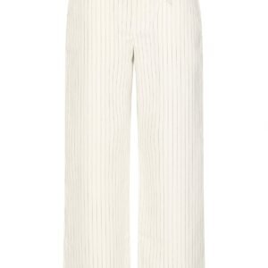 Off-White Striped Trousers