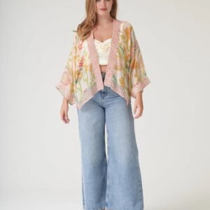 Giant Kantha Lime Kimono
