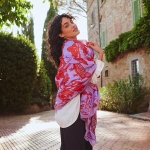 Giant Willow Violet Scarf