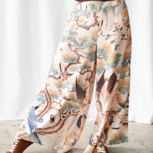 Hummingbird Nude Palazzo Pants