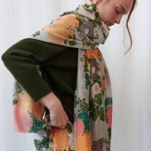 Jacquard Putty Scarf