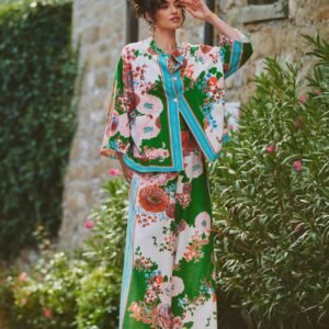 Kitsch Bouquet Green Summer Jacket