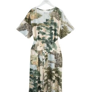 Rivers and Trees Natural Obi Dress
